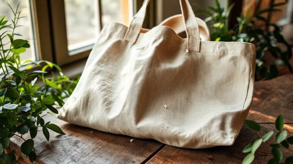 Découvrez le tote bag éco-responsable en coton bio tendance