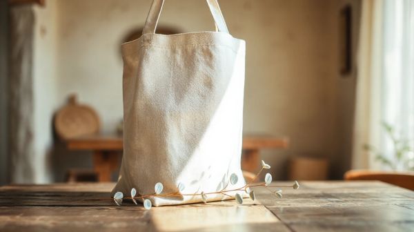 Découvrez le tote bag éco-responsable en coton bio tendance